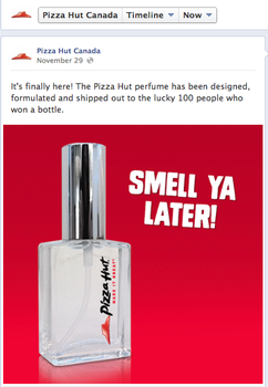 pizza hut canada perfume is an international success! - calgary business